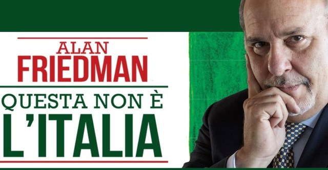 Alan Friedman presenta il suo libro “Questa non è l’Italia”